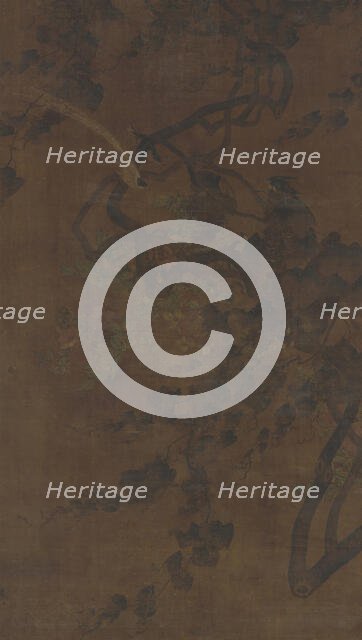 Birds, Grapevines, and Flowers, Ming dynasty, 1368-1644. Creator: Unknown.