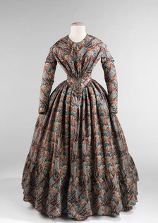 Dress, American, ca. 1843. Creator: Unknown.