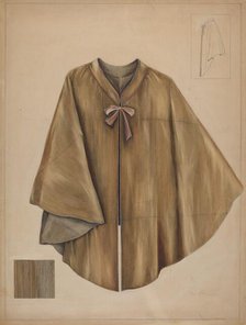 Quaker Cape, c. 1937. Creator: Marie Alain.