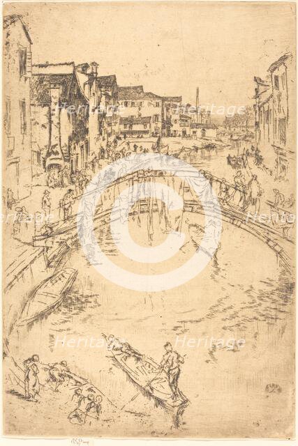 The Bridge, 1879/1880. Creator: James Abbott McNeill Whistler.