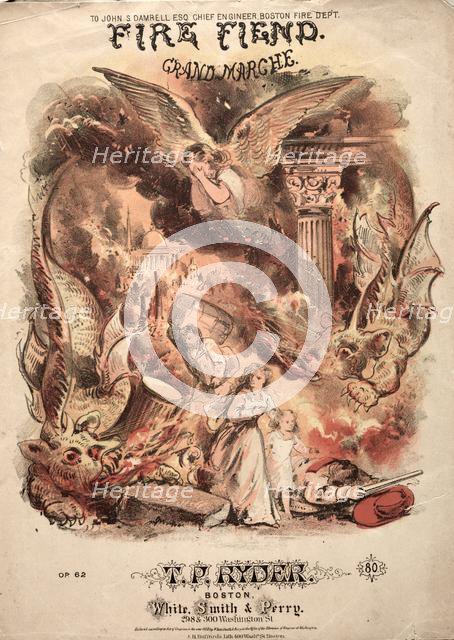 Fire Fiend - Sheet Music Cover. Creator: Winslow Homer (American, 1836-1910).