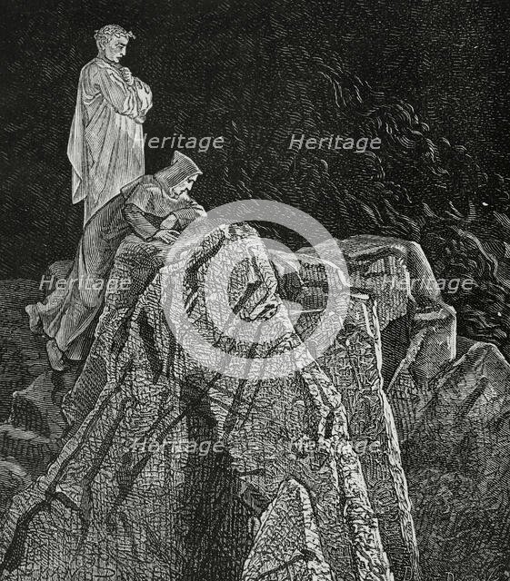 The Divine Comedy, (1307-1321): Inferno (Hell), 1888. Creators: Jean Edouard Dargent, Desire Dumont.