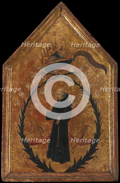 The Exultation of Saint Nicholas of Tolentino, ca. 1450. Creator: Giovanni di Paolo.