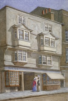 Coleman Street, City of London, 1868.                                                   Artist: JT Wilson