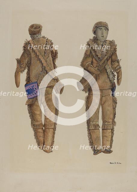 Frontiersman Doll, c. 1937. Creator: George File.