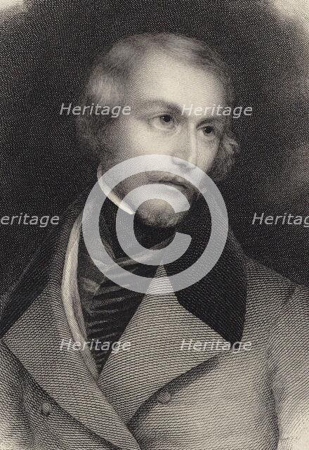 Portrait of the pianist and composer Joseph Schad (1812-1879). Creator: Schad, Aquilin (1815-?).