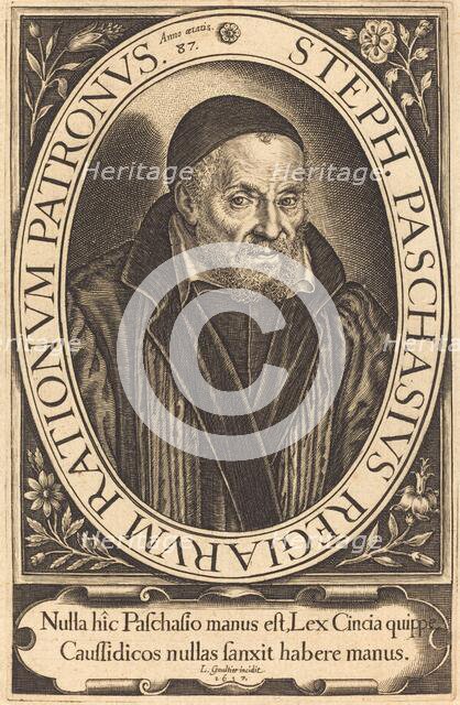 Étienne Pasquier, 1617. Creator: Leonard Gaultier.