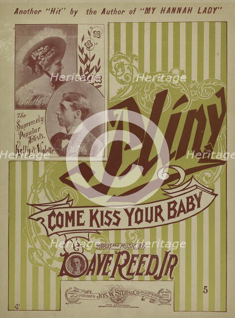 'Pliny come kiss your baby', 1899. Creator: Unknown.