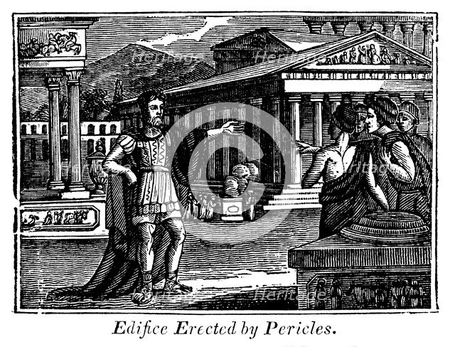 Pericles (c490-429 BC), Athenian statesman, (1830). Artist: Unknown