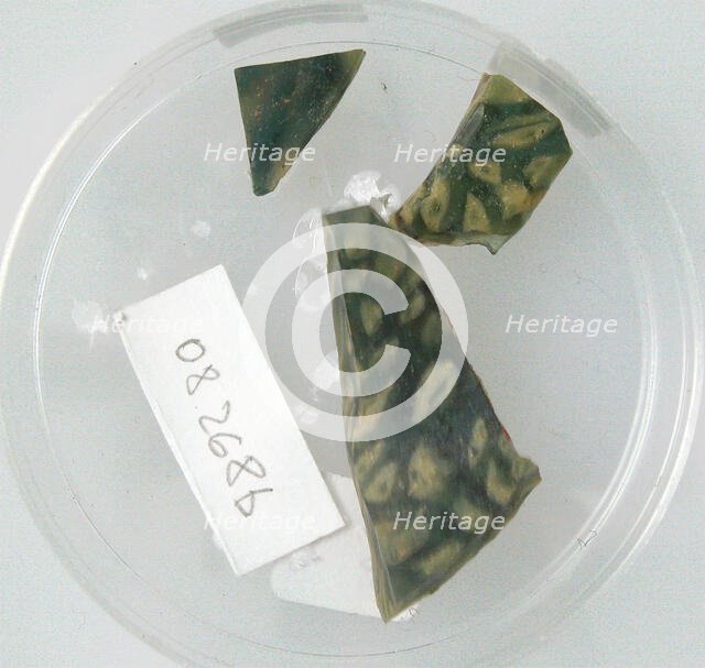 Glass Fragments, Coptic, 4th-early 5th century. Creator: Unknown.