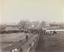 Procession of Troops and Civilians on Way to Dedication of Soldiers' National..., November 19, 1863. Creators: Isaac G. Tyson, Charles J. Tyson.