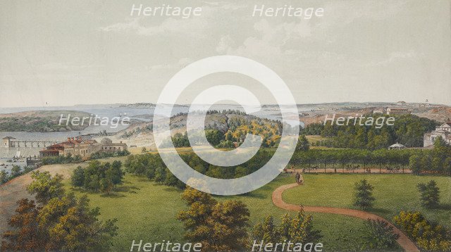 Panoramic View of Sveaborg and Helsingfors (Sheet 2), 1855.