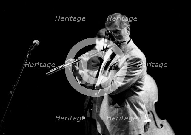 Lew Tabackin, Brecon Jazz Festival, Brecon, Powys, Wales, 1999. Artist: Brian O'Connor.