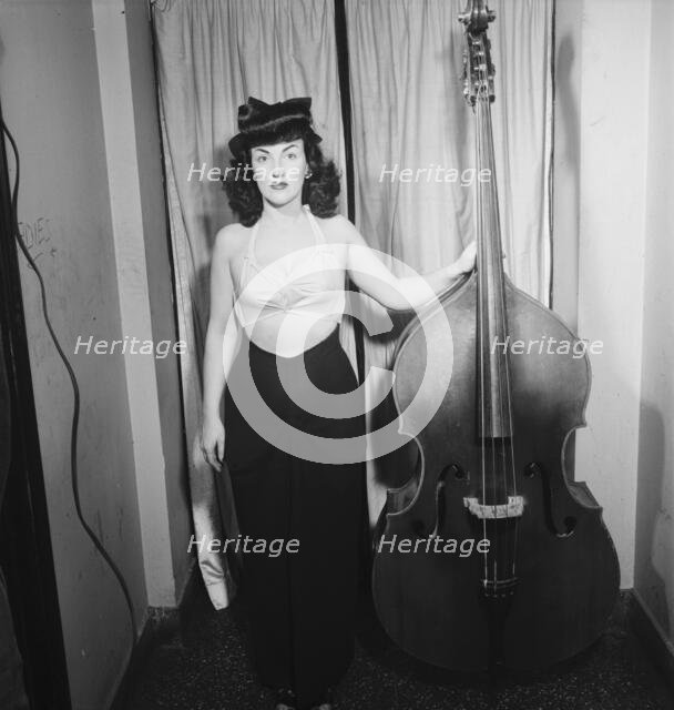 Portrait of Vivien Garry, New York, N.Y., Dixon's, ca. May 1947. Creator: William Paul Gottlieb.