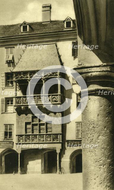 The Goldenes Dachl, Innsbruck, Tyrol, Austria, c1935.  Creator: Unknown.