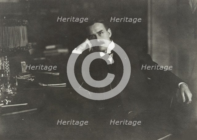 Portrait of Thomas Mann (1875-1955), c.1910. Creator: Anonymous.