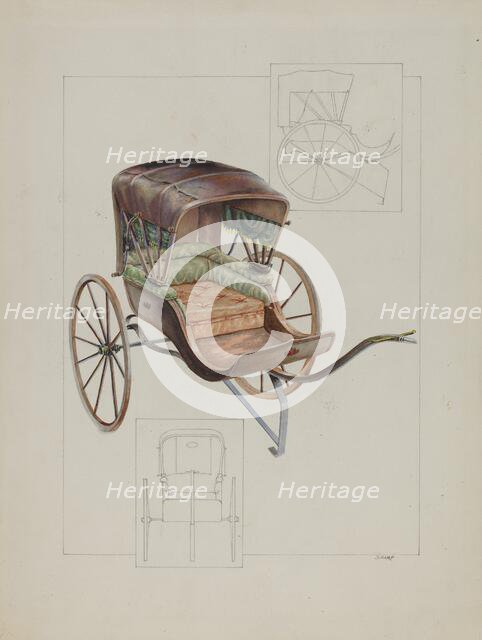 Baby Buggy, c. 1937. Creator: Floyd R. Sharp.