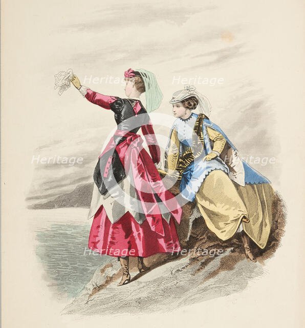 Bow-Bells, Paris Fashions, 1867. Creator: Unknown.