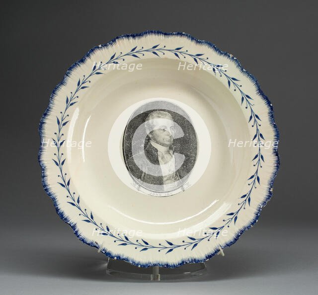 Soup Plate, c. 1790. Creator: Unknown.
