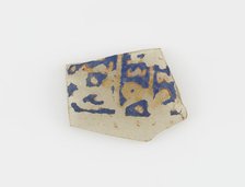 Islamic Glass Fragment, circa 900-1400. Creator: Unknown.