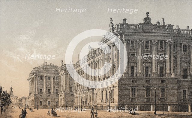 Royal Palace, also called East Palace, started by Philip V in 1738 and finished in 1755, the offi…