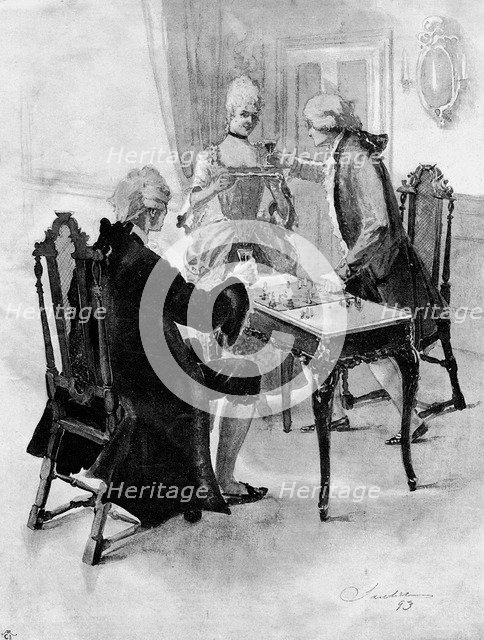 'A pleasant interruption'. Artist: Unknown