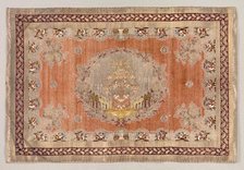 Embroidered Table Cover, early 19th century. Creator: Unknown.