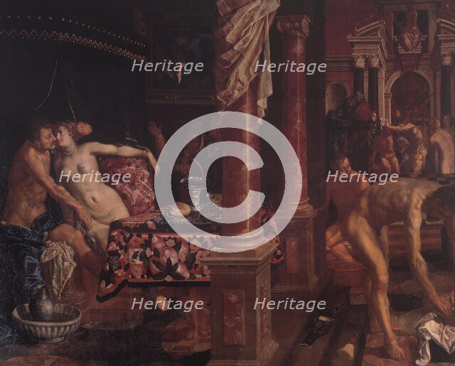 A Bathhouse, 1584-1625. Creator: Pieter Isaacsz.