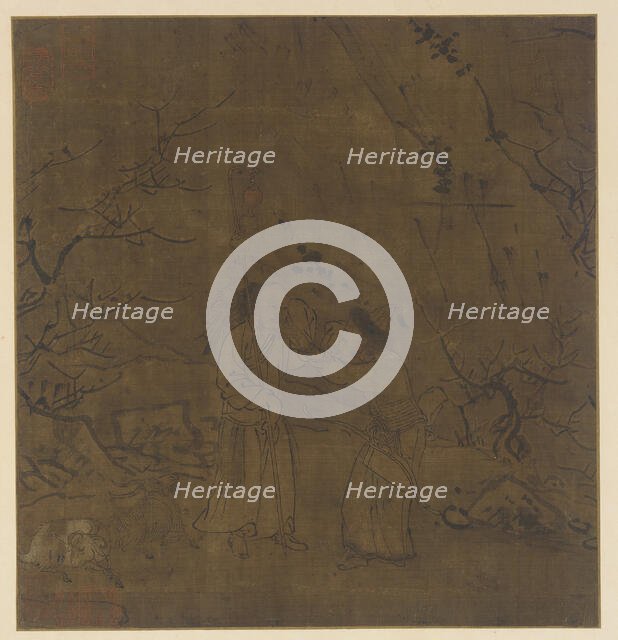 The Tearful Parting of Su Wu and Li Ling, Ming dynasty, 1368-1644. Creator: Unknown.