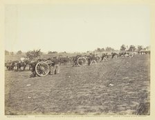 Incidents of the War: Battery D, 5th U.S. Artillery in Action, 1863. Creator: Alexander Gardner.