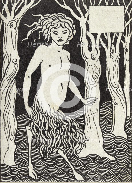 A Faun, 1880s. Artist: Aubrey Beardsley.