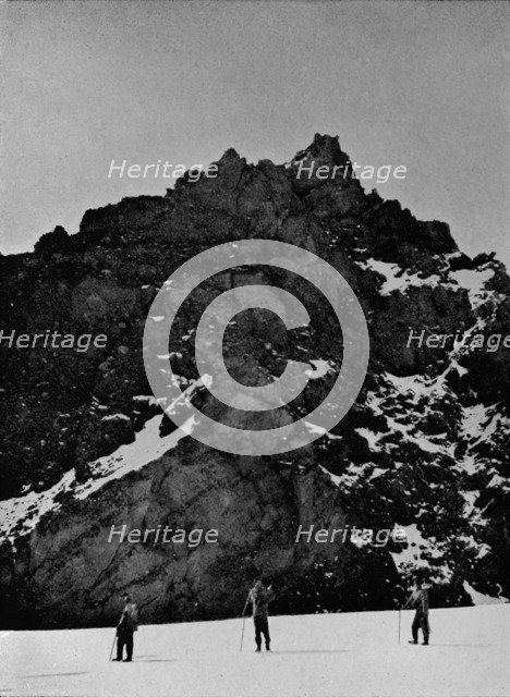 'South Fang, Old Crater', c1912, (1913). Artist: Raymond E Priestley.