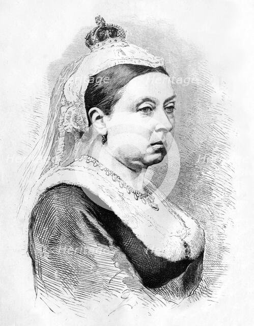 'Victoria, Queen of England and Empress of India', c1891. Creator: James Grant.