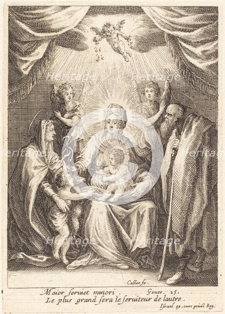 The Homages of the Infant Saint John. Creator: Jacques Callot.