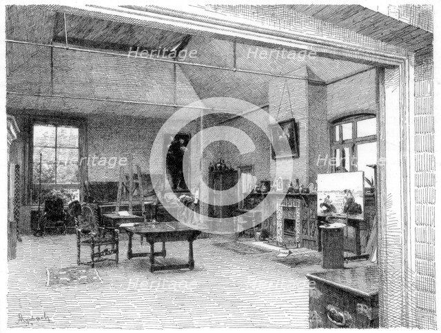 'The Studio, East', c1880-1882. Artist: Unknown