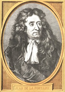 Jean de La Fontaine (1621-1695). Artist: Doré, Gustave (1832-1883)