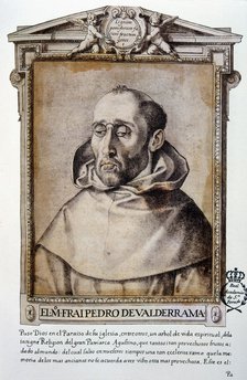 Fray Pedro de Valderrama (1550-1611), Spanish augustine religious born in Seville. 'Libro de desc…