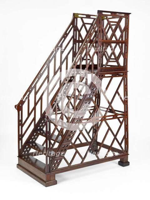 Library Ladder, England, 1782. Creator: William France.