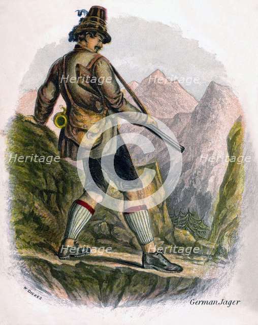 'Bavarian Peasant', 1809.Artist: W Dickes