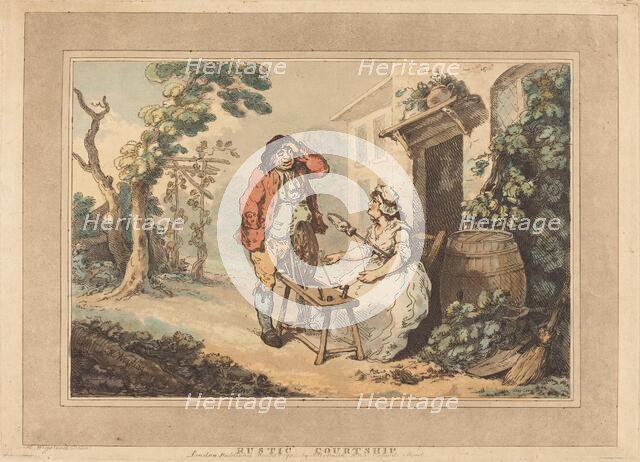 Rustic Courtship, 1785. Creator: Thomas Rowlandson.