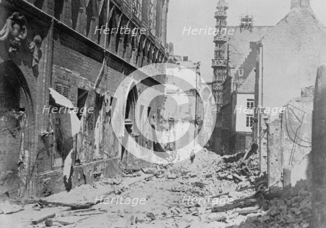 Library, Louvain, between c1914 and c1915. Creator: Bain News Service.