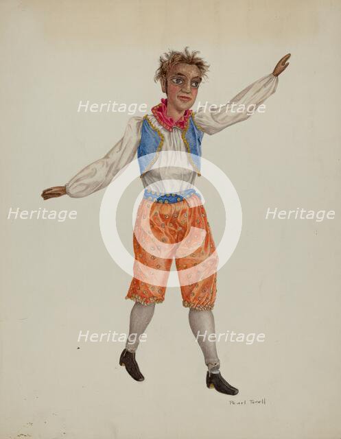Puppet - "Tight Rope Walker", c. 1938. Creator: Pearl Torell.