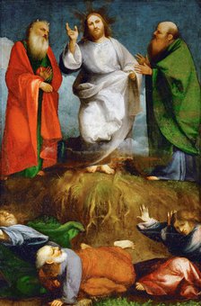 The Transfiguration of Jesus, 1518. Creator: Pordenone, Giovanni Antonio (1483-1539).