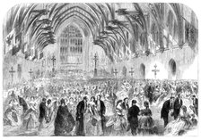 Soiree of the Social Science Association at Westminster Hall, 1862. Creator: Smyth.