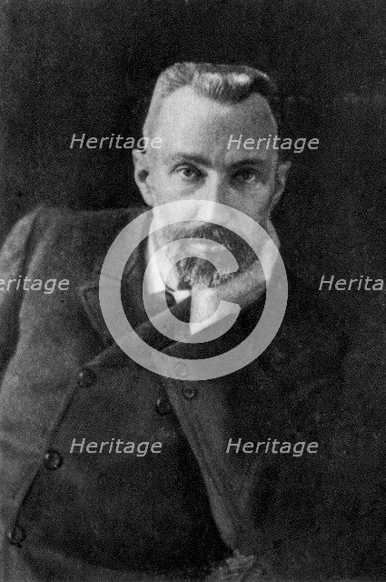 Pierre Curie, French chemist and physicist, 1899. Artist: Unknown