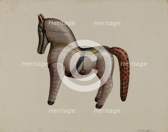 Toy Horse, 1935/1942. Creator: Arsen Maralian.