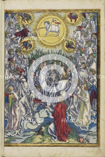 The Adoration of the Lamb and the Song of the Elect. From the Apocalypse (Revelation of John), 1511. Creator: Dürer, Albrecht (1471-1528).
