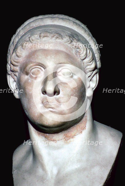 Bust of the Egyptian ruler Ptolemy I, 3rd century BC. Artist: Unknown
