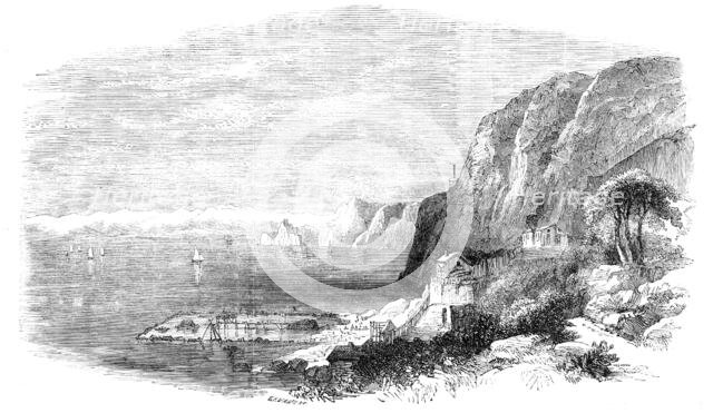 New Aqueduct at Trieste - Present State of the Works, 1856.  Creator: Edmund Evans.