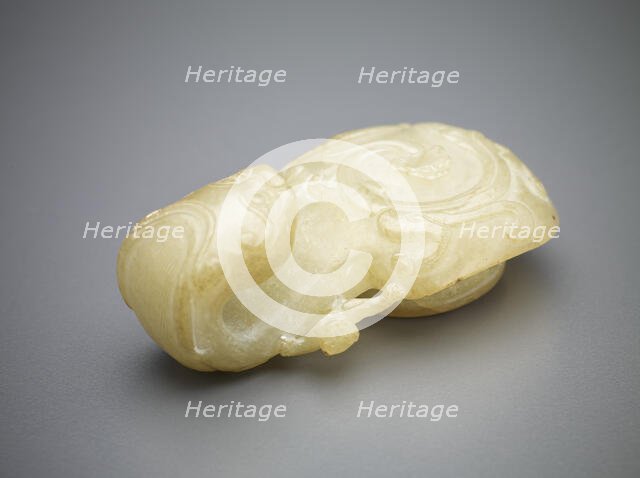 Girdle buckle, Qing dynasty, 1736-1795. Creator: Unknown.